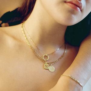 Collier en argent sterling 925 minimaliste de haute qualité, nouveau modèle 2025, délicat, tendance, pour femmes, avec cercle torsadé - Product Image 3