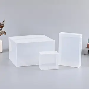 Custom Transparent Frosted Plastic Retail Acetate Box Printing PET PVC PP Plastic Packaging Boxes