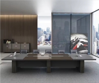 Table de réunion pour salle de conférence, mobilier de bureau, ensemble de bureaux, mesa de reuniones, tables et chaises de conférence modernes