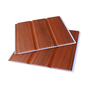 Panel de techo de PVC laminado con muestra gratis, paneles de PVC con diseño de <span class=keywords><strong>madera</strong></span>, techo <span class=keywords><strong>para</strong></span> decoración de interiores - Product Image 3