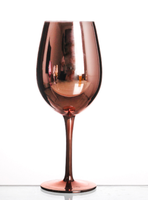 Vente en gros Ama Zon gobelet en verre à vin de luxe personnalisé plaqué or galvanisé design coloré pour les événements de mariage