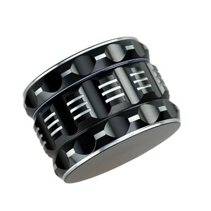 Broyeur manuel moderne en alliage de zinc à quatre couches de 63mm pour accessoires de fumer pour le tabac et les herbes - Product Image 5