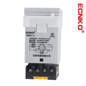 Relé de Retardo de Tiempo Digital DH48S-1Z de Venta Directa de Fábrica Riko, Modelo de Amplio Voltaje con Base - Product Image 1