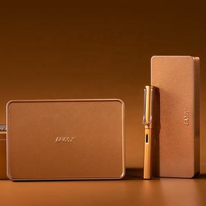 ที่กำหนดเองการพิมพ์เคลือบสีดำและ<span class=keywords><strong>สี</strong></span><span class=keywords><strong>ม่วง</strong></span>และสีทองหรูหราของขวัญกล่องปากกาสำหรับ <span class=keywords><strong>LAMY</strong></span> ปากกา - Product Image 5