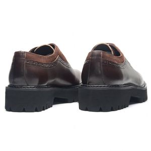 Chaussures habillées pour hommes de haute qualité - Chaussures Oxford imperméables à lacets pour mariage et bureau, style automne - Product Image 4