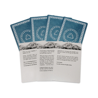 Cartes de Tarot vierge par Sublimation, papier de haute qualité, impression personnalisée, guidage de navigation, vente en gros, pièces