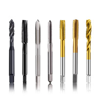 Taraud de machine à cannelures spirales HSS Cobalt avec revêtement TiN |   Filetage métrique fin M3-M8 |   Taraque à visser pour acier inoxydable