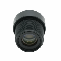 Lente de Visión Artificial de 16mm F1.8 M12 con Distancia Focal Larga para Cámara de Seguridad de 1/1.8 Pulgadas, Dash Cam 5G, Metálica