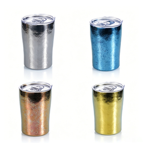 Wholesale Custom logo 280ml <b>Portable</b> Travel Cup Tumbler Double Wall Insulated <b>Vacuum</b> Pure Titanium Coffee Mug - Product Image 1