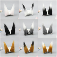 Queue de renard longue en peluche Kitsune mignonne pour cosplay, accessoire de taille en fourrure, pour enfants et hommes, livraison directe