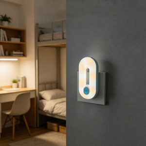 Lampe de nuit LED moderne GL-W128, luminosité réglable, lampe à brancher, faible consommation d'énergie, lumière ambiante protectrice pour les yeux, maison, hôtel - Product Image 4