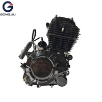 Ensemble Moteur de Moto 250cc à Embrayage Manuel Lisse, Refroidi par Air, 4 Temps, pour Moto Tout-Terrain Chinoise CB250-F, Démarrage Électrique