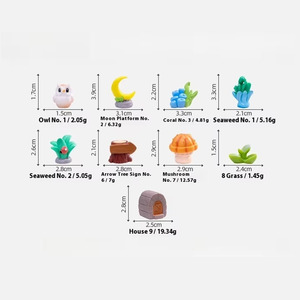 En gros <span class=keywords><strong>Mousse</strong></span> Micro Paysage Creative Forêt Magique Hibou Arbre Marque Jardinage Aménagement Paysager Accessoires Mini Ornement - Product Image 2