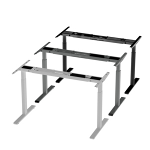 Trang chủ Văn phòng Máy Trạm Bàn Máy Tính điều chỉnh chiều cao bàn đứng bàn khung 2 giai đoạn màu trắng cột tròn động cơ kép - Product Image 5