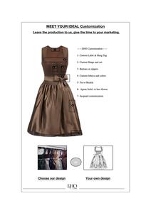 2025 Mới Thiết Kế Sáng Tạo Màu Xanh Lá Cây Oktoberfest Dirndl Với Knopfe Bavarian Đảng Dirndl Nhung Sang Trọng Dirndl Châu Âu Trang Phục - Product Image 3