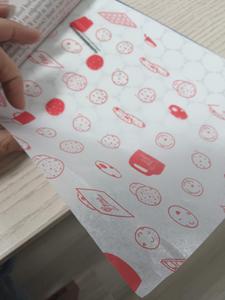 Papier de soie d'emballage alimentaire personnalisé avec logo imprimé, idéal pour les sandwichs, qualité alimentaire, 16gsm 27gsm, vente en gros, nouvelles idées de produits - Product Image 5