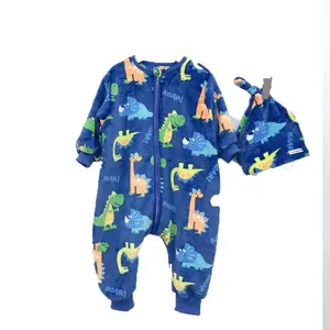 Desain kustom caluby piyama anak-anak berkualitas tinggi jumpsuit bayi piyama balita anak laki-laki