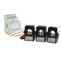 Compteur d'énergie intelligent Acrel sur rail DIN ACR10R-D16TE4 LCD RS485 Modbus, moniteur d'énergie industriel