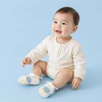 Chaussures à semelle souple pour bébé, antidérapantes, chaussons pour nourrissons, baskets à imprimé floral pour tout-petits, pour le printemps et l'automne