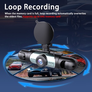 <span class=keywords><strong>Cam</strong></span>éra embarquée X6 à 4 objectifs et enregistreur vidéo 1080P HD Couverture complète avant/arrière/gauche/droite avec image de recul DVR de voiture Garantie 1 an - Product Image 2