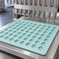 Moule en silicone antiadhésif résistant à la chaleur pour savon artisanal, sucettes glacées, glaçons et gâteaux, motif dessin animé, avec fonction de découpe