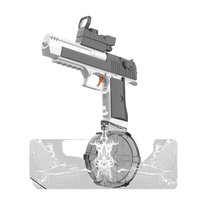 Pistolet à eau électrique à grande vitesse 912D pour enfants Jouet d'été électronique manuel pour garçons (version Bullet Drum)