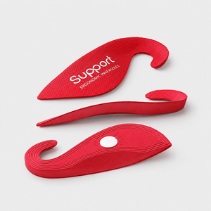 Plantillas ortopédicas transpirables para enderezar las <span class=keywords><strong>piernas</strong></span> y soportar el arco, corrección de arco alto, almohadillas deportivas para alineación de postura y pies planos - Product Image 1