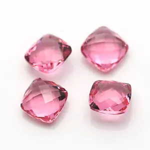 High quality wholesale price faceted cushion cut natural gems stones and crystals