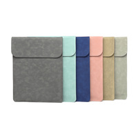 Flip Faux Leather Laptop Sleeve Slim Protective Notebook Case Portable Computer Cover Tas Laptop Kulit Tas Kerja HL0008 014