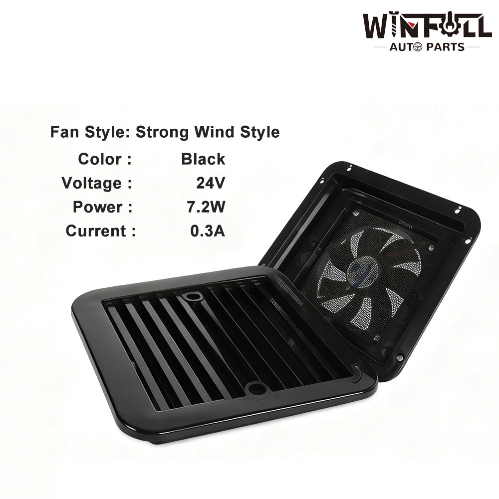 24V Black Strong Wind