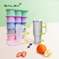 Nouveau modèle 2025 – Moules à glaçons en silicone SAILEA – Résistance aux températures de -40°C à 230°C – Logo personnalisable – Qualité alimentaire