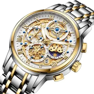 Top Brand Herren uhr LIGE 8973 Mode Luxus Quarzuhr Relojes De Cuarzo Edelstahl Goldene Armbanduhr für erfolgreiche Männer - Product Image 1