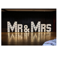 Lettres et chiffres lumineux LED en acrylique personnalisés « Marry Me » pour la publicité, les centres commerciaux, les hôpitaux et les décorations de fêtes