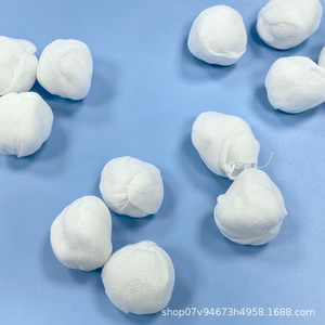 Boules de gaze dégraissée Hongsheng Medical : Boules de gaze stériles jetables personnalisées, boules de gaze hémostatiques de différentes tailles - Product Image 1