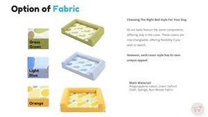 Cozy Orthopedic Bolster Sofa <strong>Bed</strong> for <strong>Dogs</strong> &amp; Cats Luxury Rectangle <strong>Bed</strong> with Linen &amp; Sponge <strong>Fashionable</strong> Full Support Design - Product Image 6