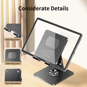 Máy tính để bàn 360 xoay có thể gập lại Tablet Đứng chủ xách tay Tablet PC là viết tắt của <span class=keywords><strong>iPad</strong></span> - Product Image 3