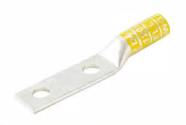 أطراف توصيل كابلات نحاسية مطلية بالقصدير ذات ثقبين وبرميل طويل من نوع تشير - Product Image 2