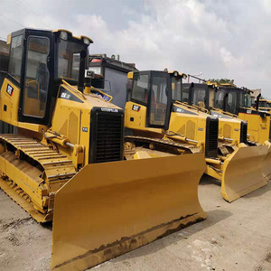 Bulldozer sur chenilles d'occasion de fabrication japonaise D5K, capacité de bulldozing 5000 kg 3m³, moment de charge élevé, machine de construction, hydraulique Bosch Rexroth - Product Image 1
