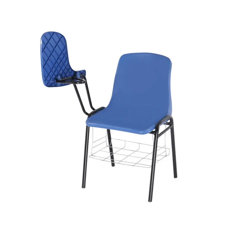 Chaises de bureau empilables en métal modernes en plastique Chaises d'école de bureau Salle de formation Tables et chaises d'école pour enfants et étudiants