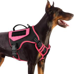 Abrigo de invierno para perros con arnés, ropa resistente al agua para mascotas, chaqueta para perros a prueba de viento, arnés táctico ajustable para perros - Product Image 2