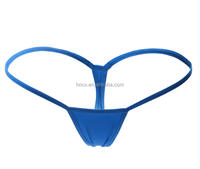 Cx6502 Culotte extensible taille basse en polyester pour femmes, nouveau design, string sexy et charmant avec motif tricoté solide