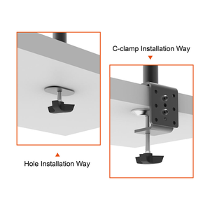 Charmount <span class=keywords><strong>pivotant</strong></span> LCD Max VESA 100*100mm <span class=keywords><strong>support</strong></span> de moniteur d'<span class=keywords><strong>écran</strong></span> <span class=keywords><strong>PC</strong></span> <span class=keywords><strong>support</strong></span> de moniteur unique - Product Image 6