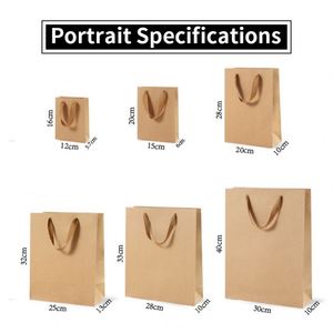 Sac en papier kraft rectangulaire multicolore (blanc, rose, rouge, vert, noir) de plusieurs tailles avec logo à vendre - Product Image 2