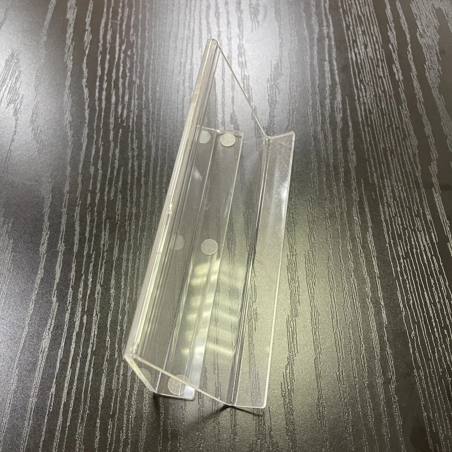 2024 großhandel acryl tischschildhalter transparent preisschild acryl freistehender acryl tischständer menühalter