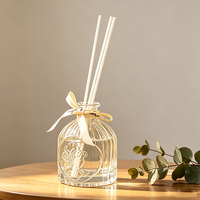 Diffuseur de parfum en verre de luxe, livraison rapide, haut de gamme, 50 ml, écologique, parfum d'ambiance pour la maison, aromathérapie