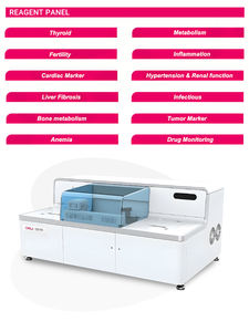 Analyseur d'Immuno-Essai de Paillasse Dirui pour Tests Sanguins Médicaux Automatisés, Test Hormonal, 180T/H, Analyseur CLIA TSH FT4 - Product Image 3