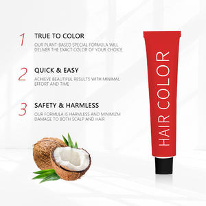 Diskon besar-besaran krim pewarna rambut Semi permanen cokelat kastanye kualitas tinggi warna rambut organik untuk Asia Timur Tengah Afrika - Product Image 2