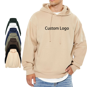Sweat-shirts à capuche pour hommes, de haute qualité, pull-over uni, streetwear, sweat-shirts épais, sweat-shirts à capuche embossés, unisexe - Product Image 1