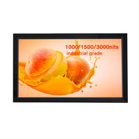 Totem Iklan Luar Ruangan Tanpa Kipas Berbahan Aluminium 2500nit, Kecerahan Tinggi, Piksel 1.8mm, Tahan Air Ip65, Animasi LCD