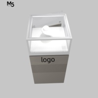 Vente en gros M & S Nouveau design d'armoire de magasin en verre Logos à couleurs personnalisées Présentoir de bijoux de mode pour centre commercial